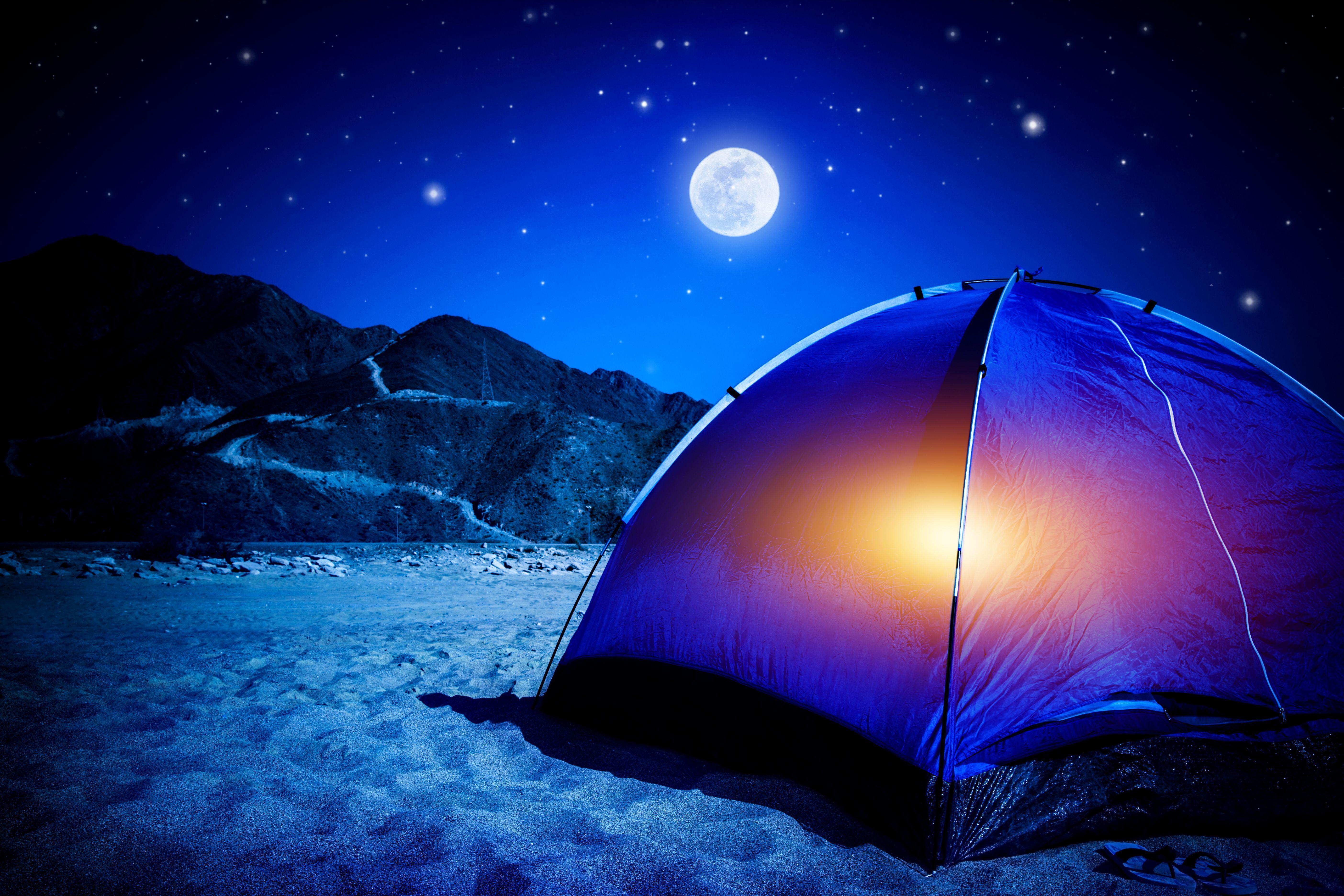 Mountain Camping Wallpaper High Quality Resolution