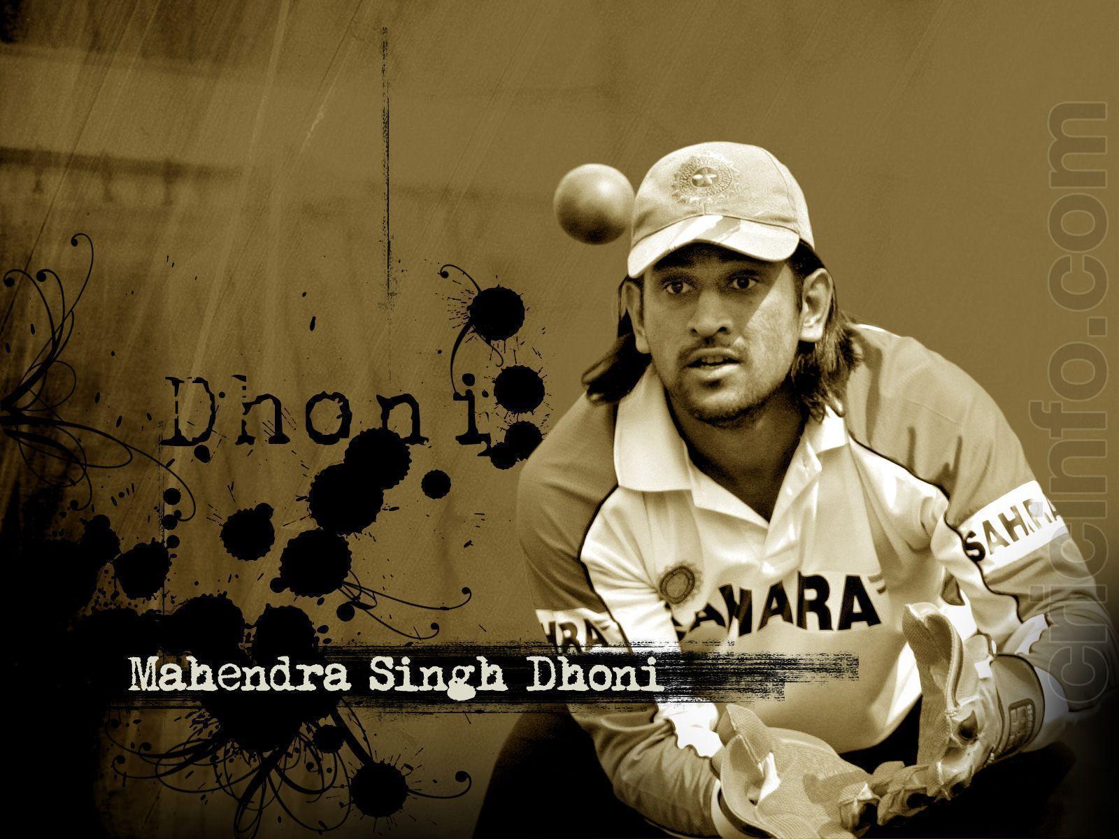 Official Cricket: MS Dhoni Wallpapers