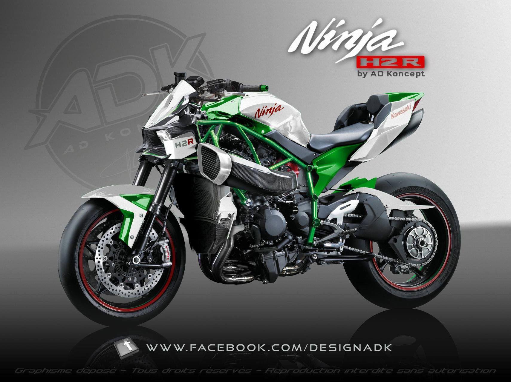 Motorcycle: Kawasaki NINJA H2R Image and amazing Wallpapers