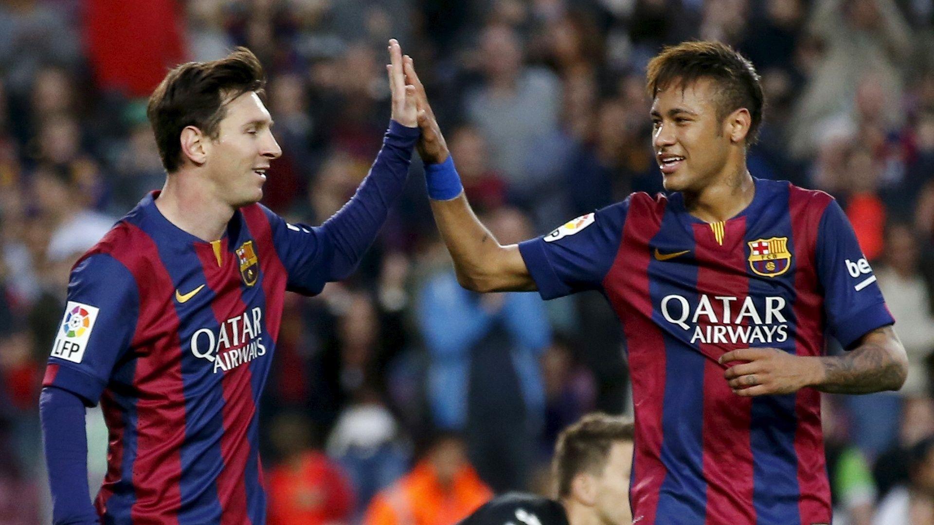 Neymar Jr And Messi Wallpaper