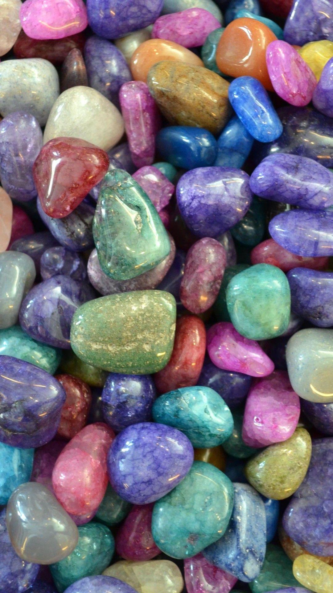 colorful gems stones- HD Wallpaper