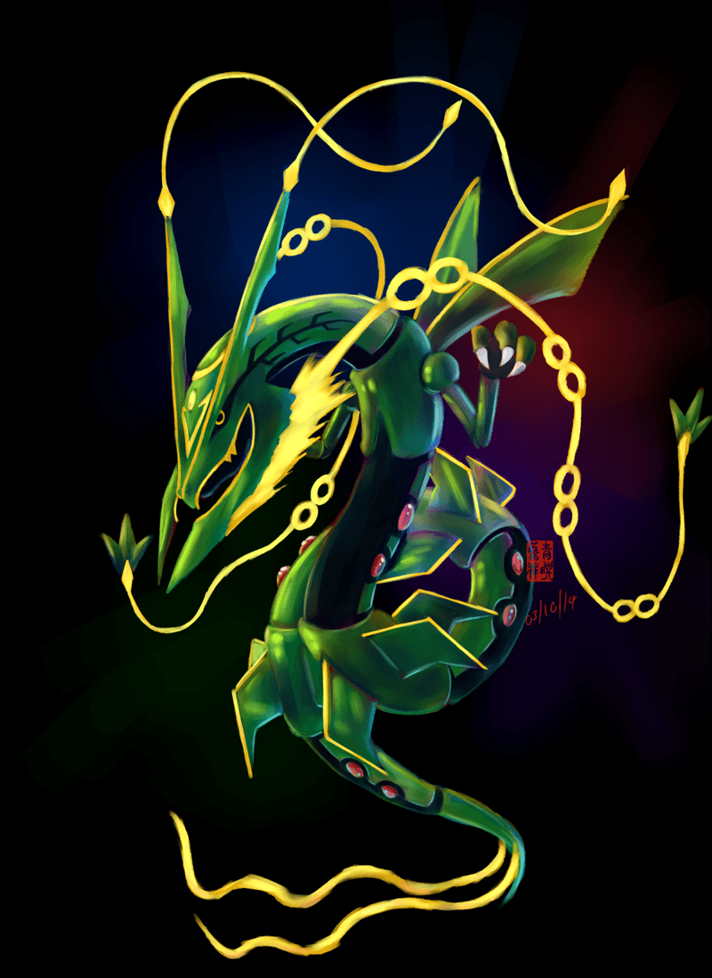 Mega Rayquaza (Pokémon) 1080P, 2K, 4K, 5K HD wallpapers free download