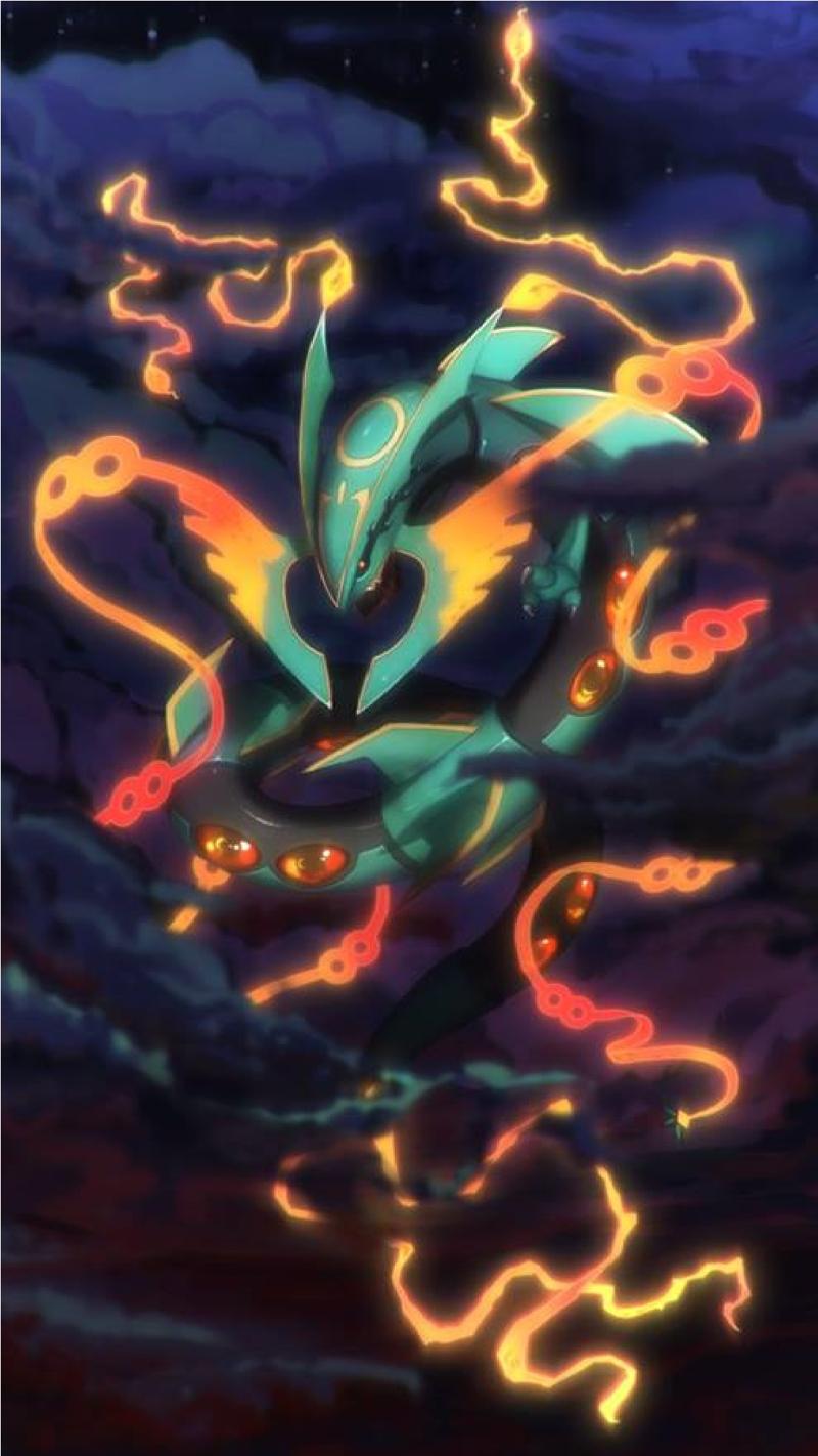 Download The Majestic Rayquaza Wallpaper