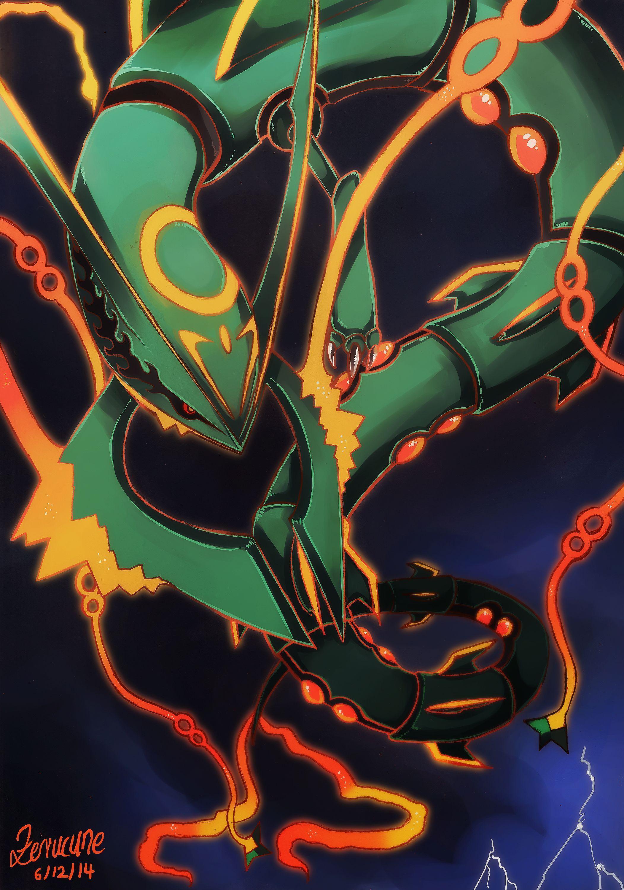 Mega Rayquaza (Pokémon) 1080P, 2K, 4K, 5K HD wallpapers free download