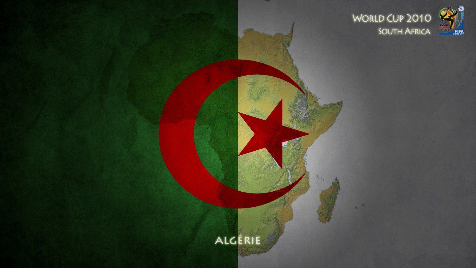 Algeria Flag Wallpaper