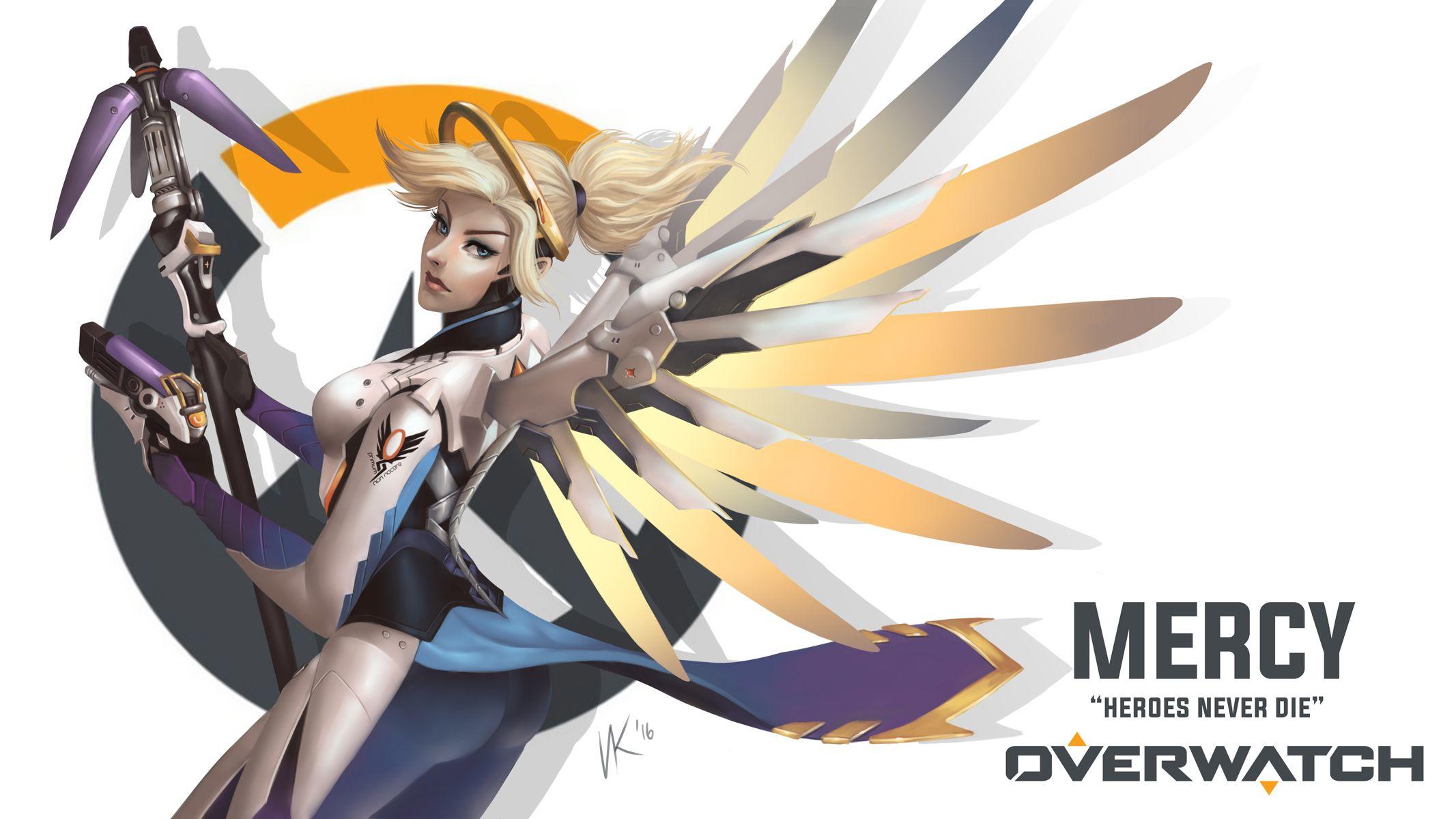 Mercy (Overwatch) HD Wallpaper. Background