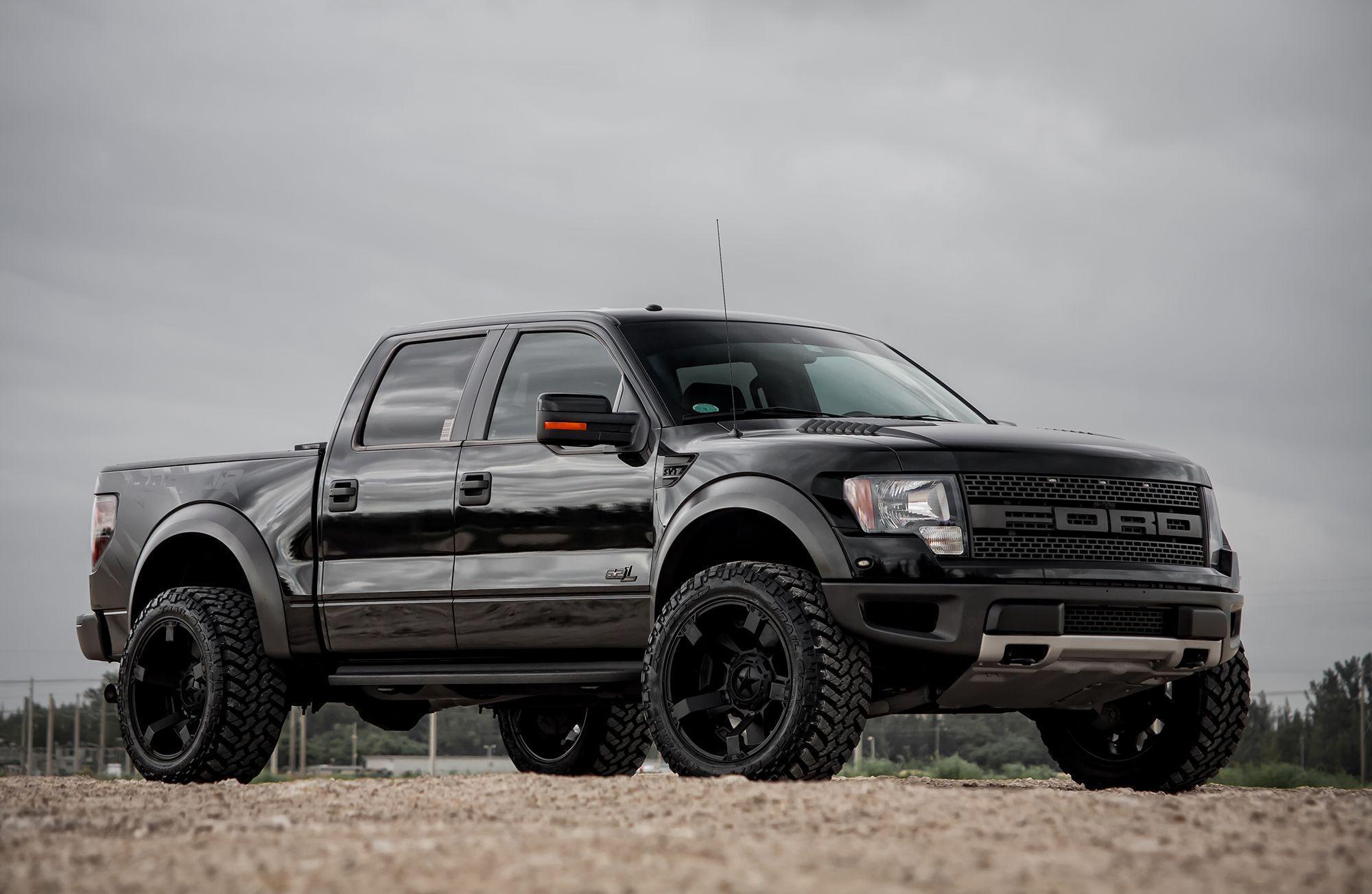 Ford Raptor Blacked Out Wallpaper