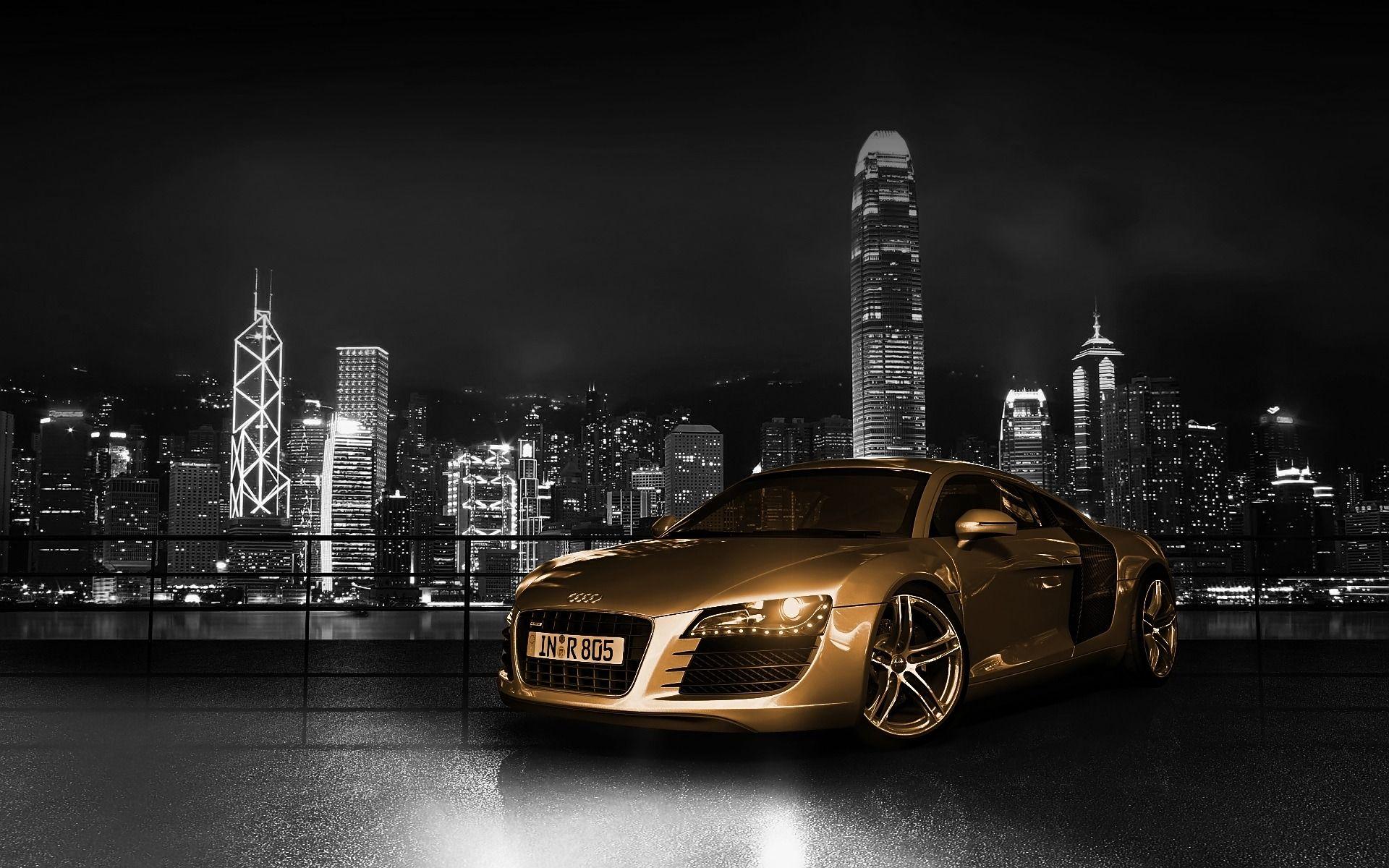 Audi R8 Gold Wallpaper Audi Cars Wallpaper in jpg format for free