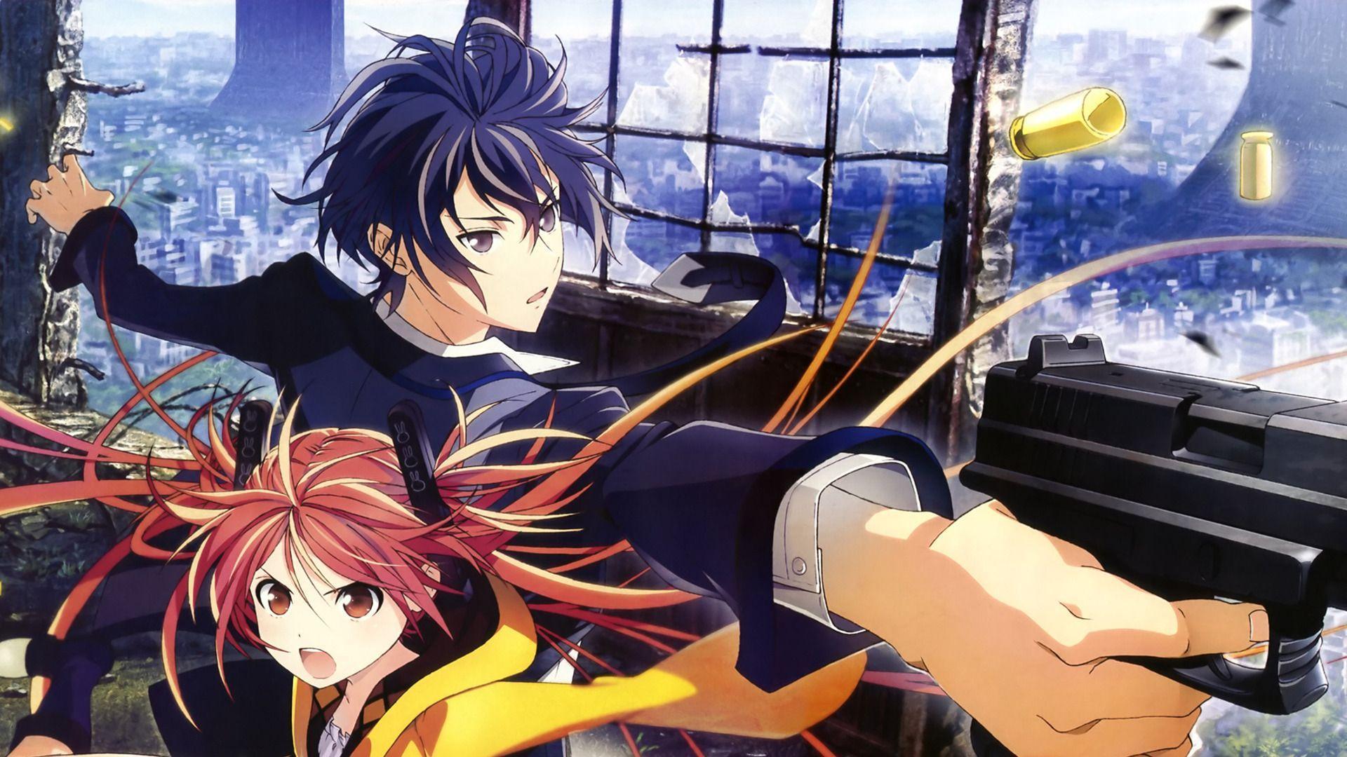 Black Bullet Enju and Rentaro HD Wallpaper. League