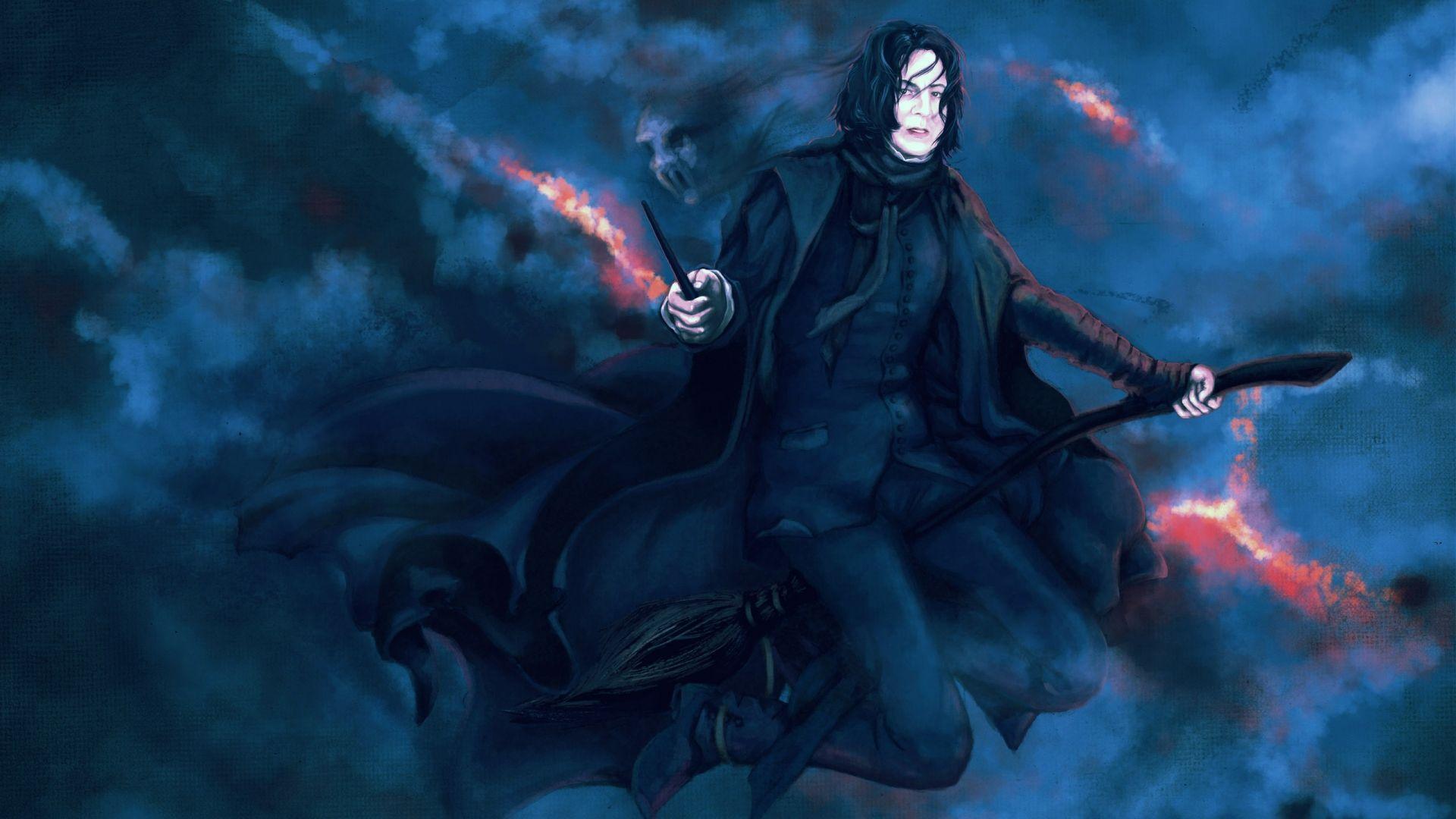 Severus Snape Harry Potter fantasy witch people men magic dark