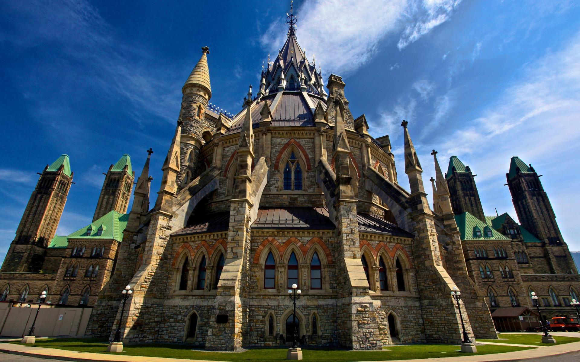 The Library Of Parliament, Ottawa, Canada Computer Wallpaper