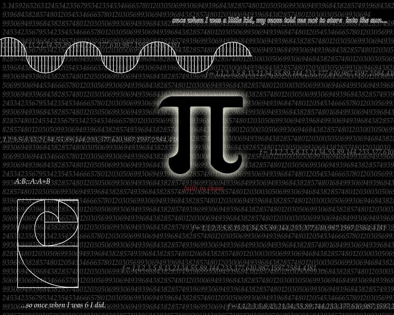 Wallpaper Mathematics You Are Viewing Pi 1280x1024