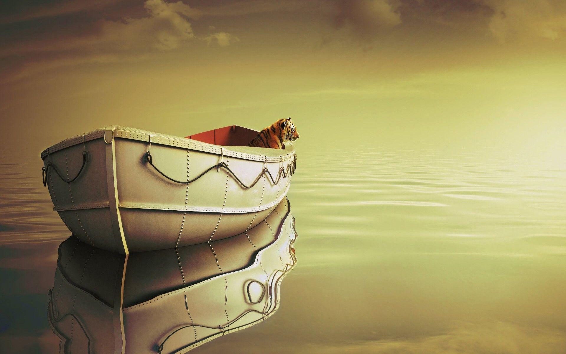 Life Of Pi Boat, HD Movies, 4k Wallpaper, Image, Background