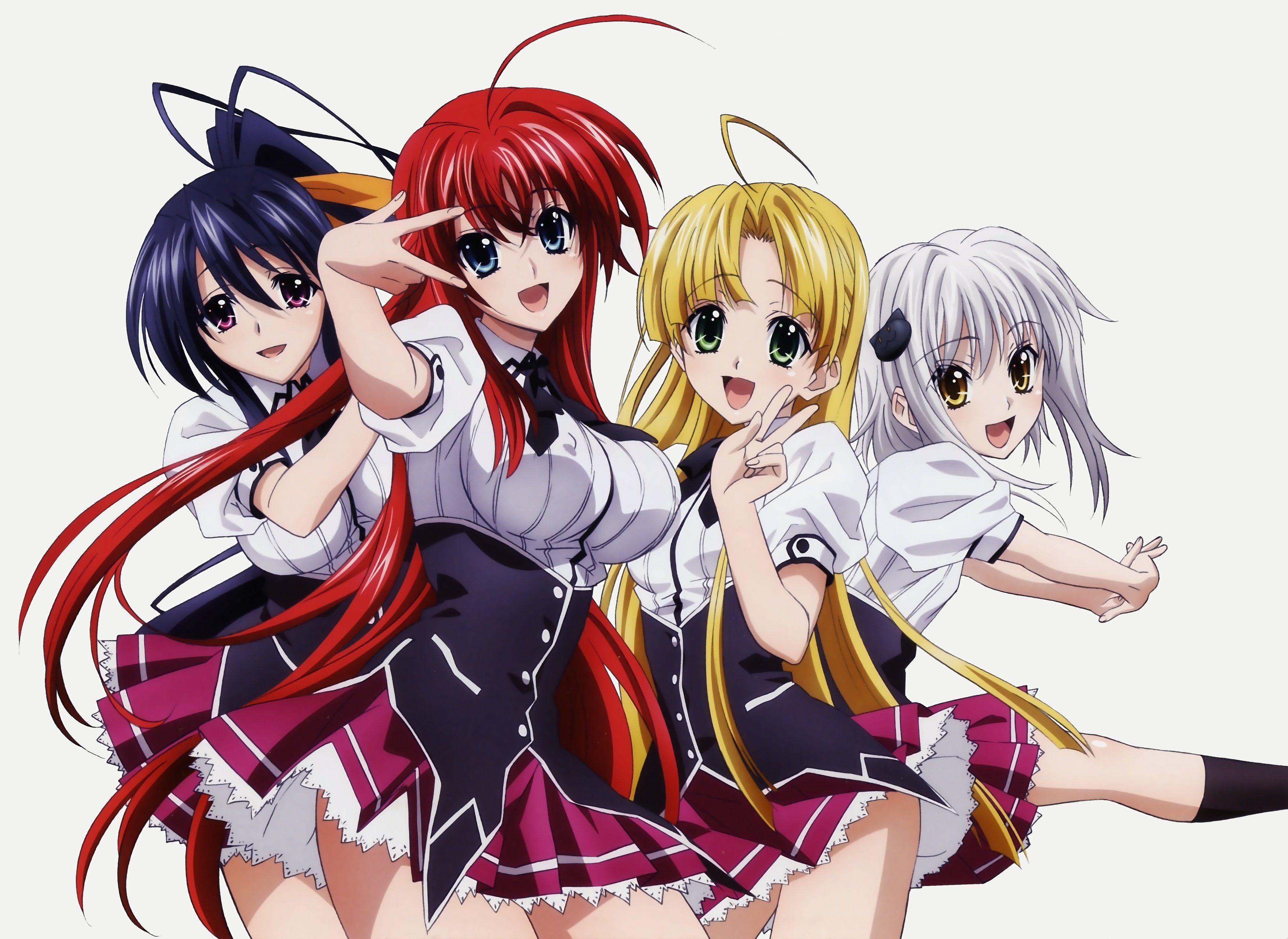 Anime Girl High School DxD Rias Gremory 4K Wallpaper #6.2271