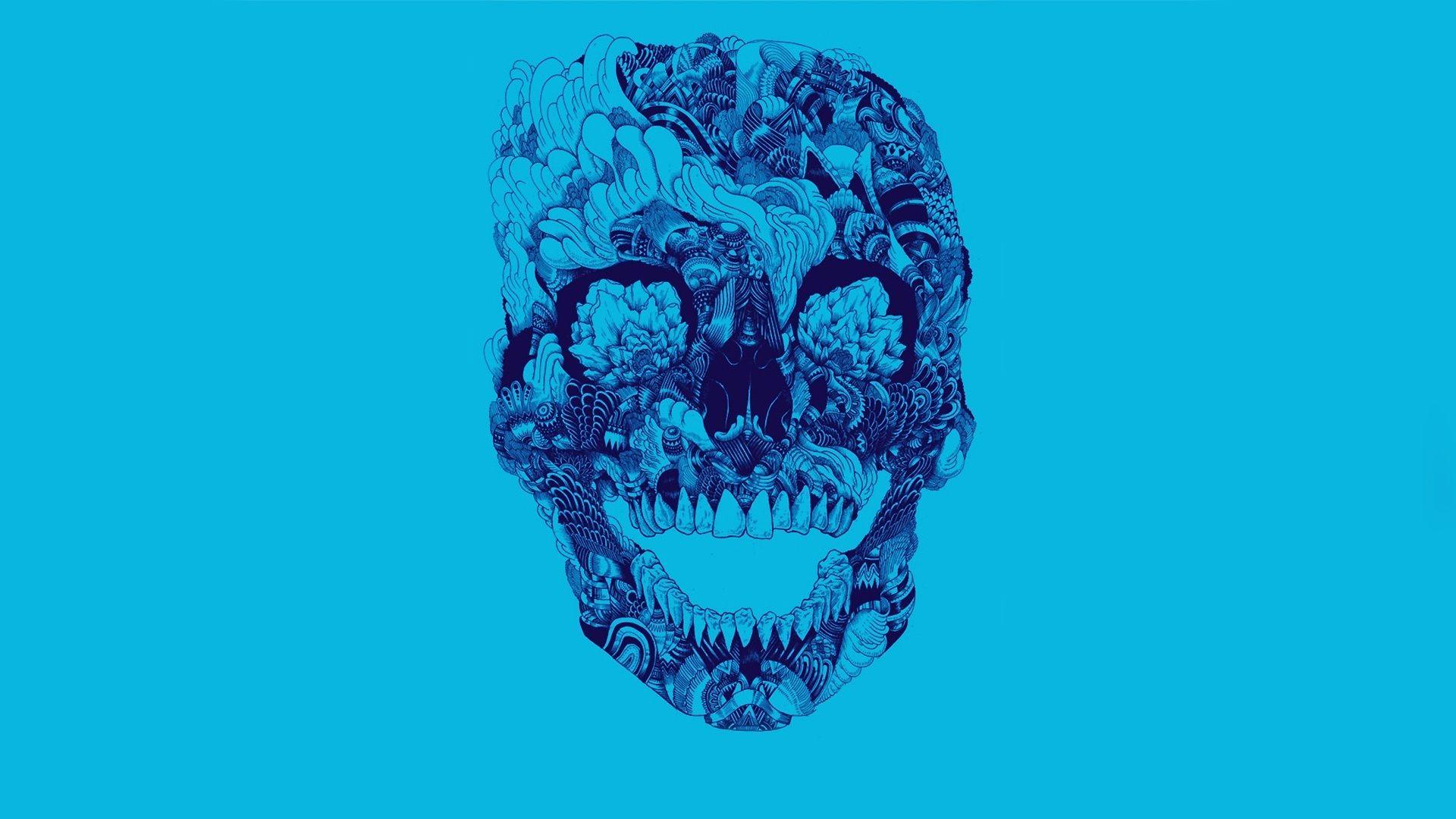 Day of the dead skull [1920x1080]