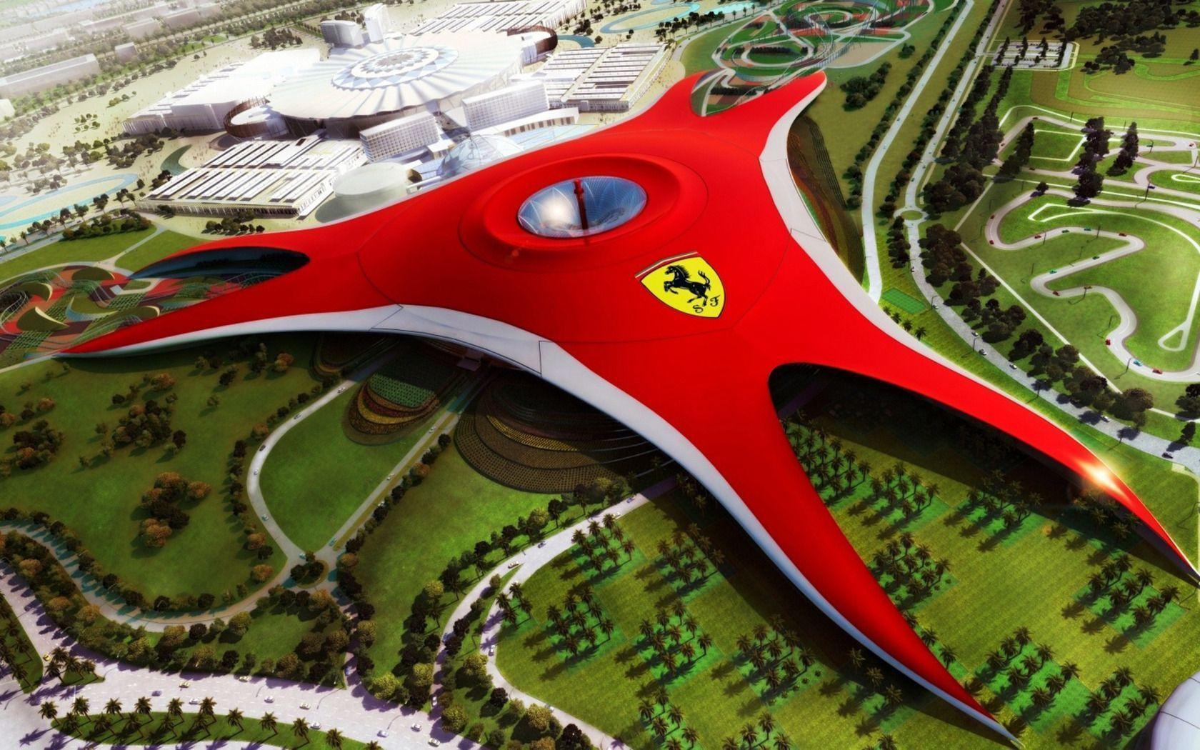 Ferrari World Abu Dhabi, United Arab Emirates widescreen wallpaper