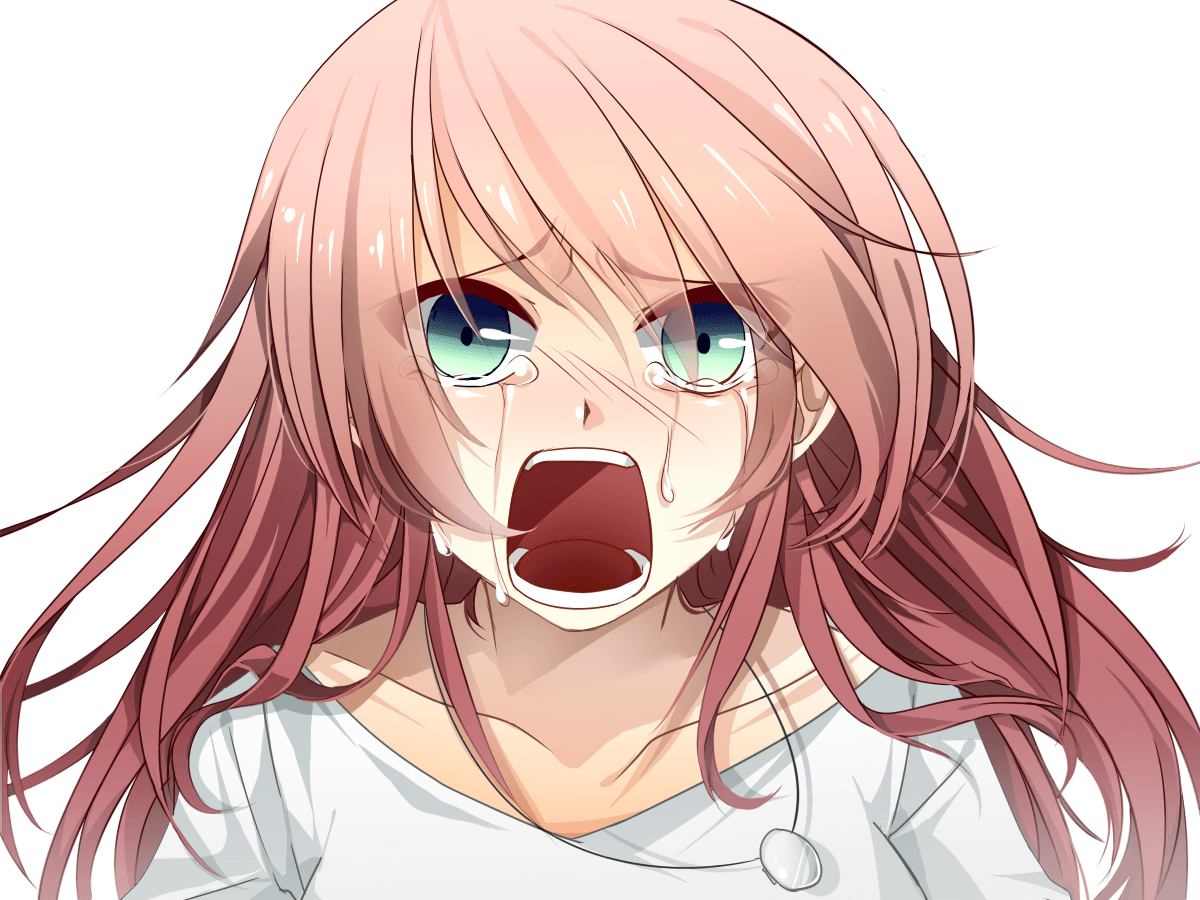 Transparent  トランスペアレント  Sad Anime Girl Transparent PNG Image   Transparent PNG Free Download on SeekPNG