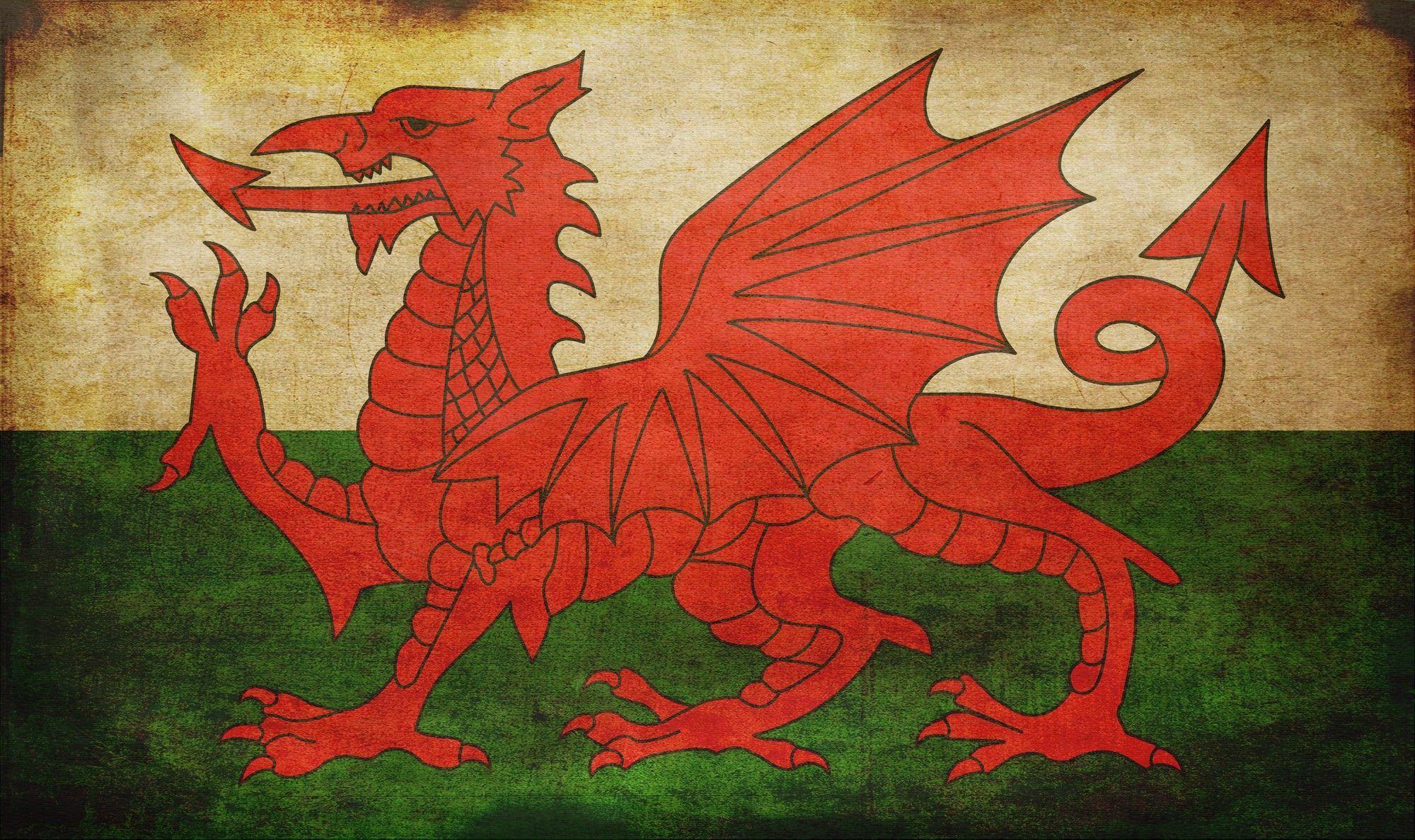 Flag Of Wales HD Wallpaper