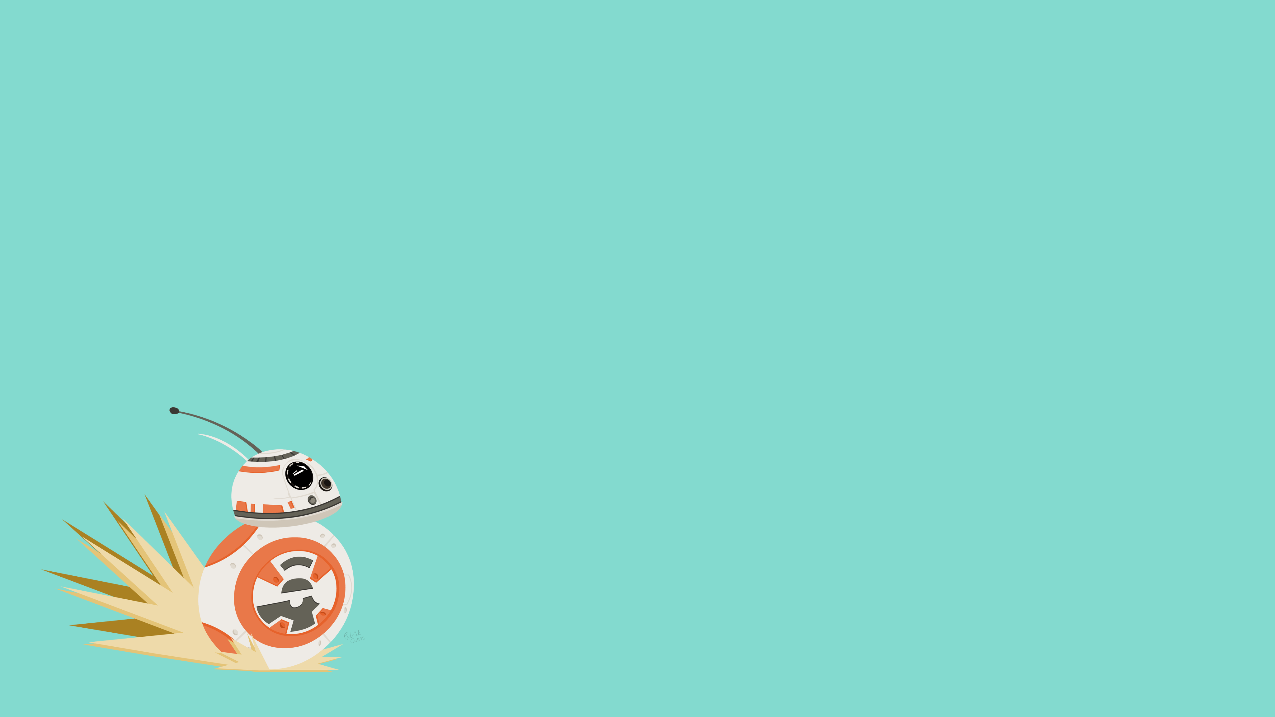 New BB 8 High Res Wallpaper That My Friend Made