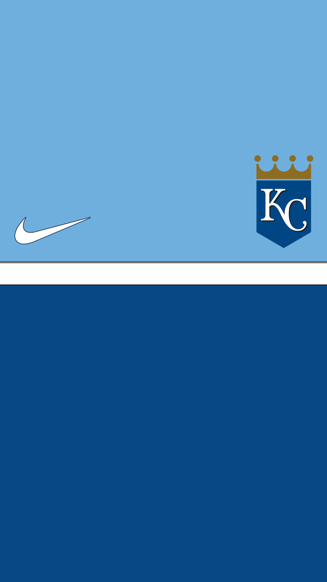 Download Metallic Blue Kansas City Royals Wallpaper