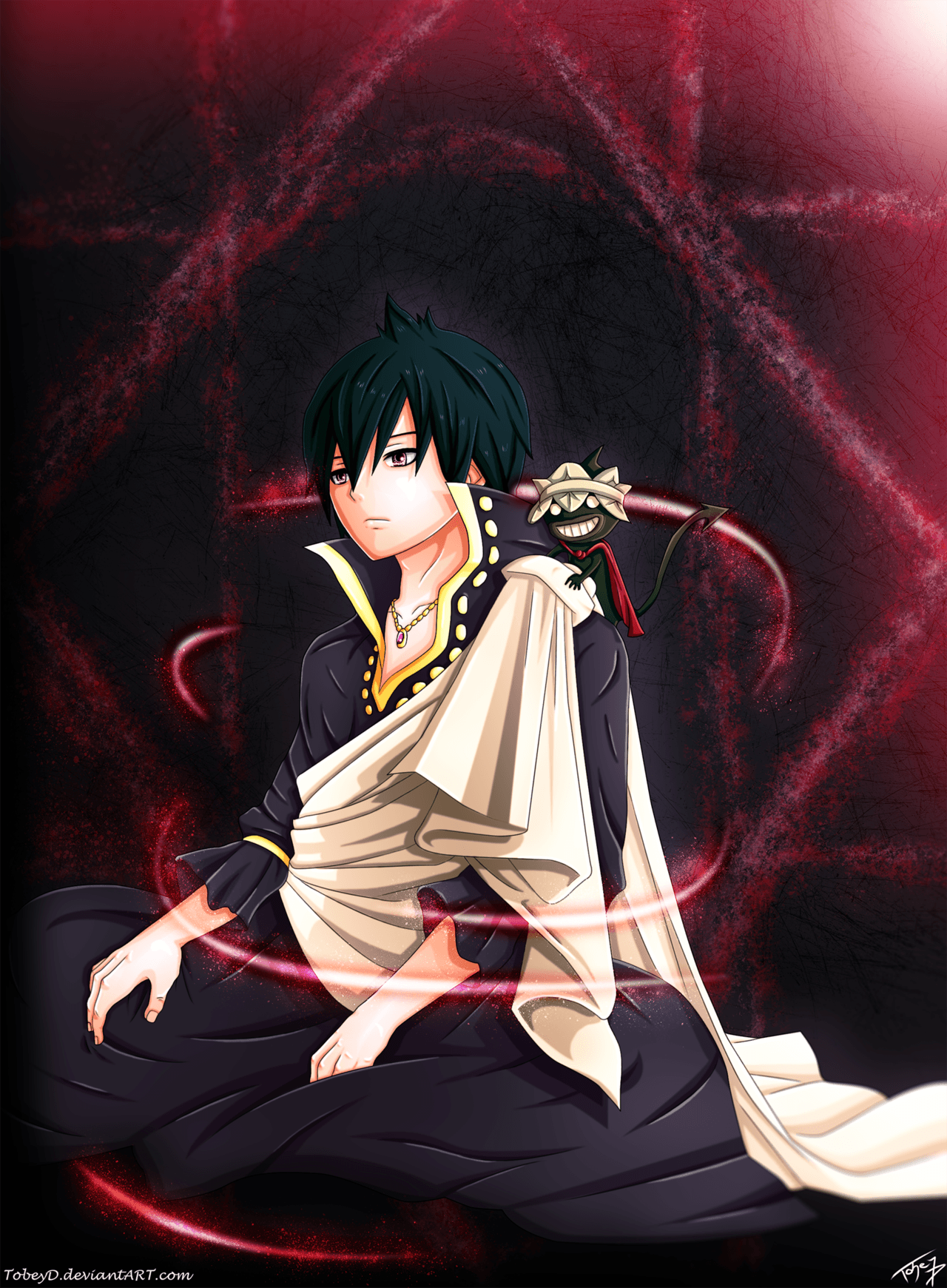 image about Zeref. Dark, Chibi and Posts