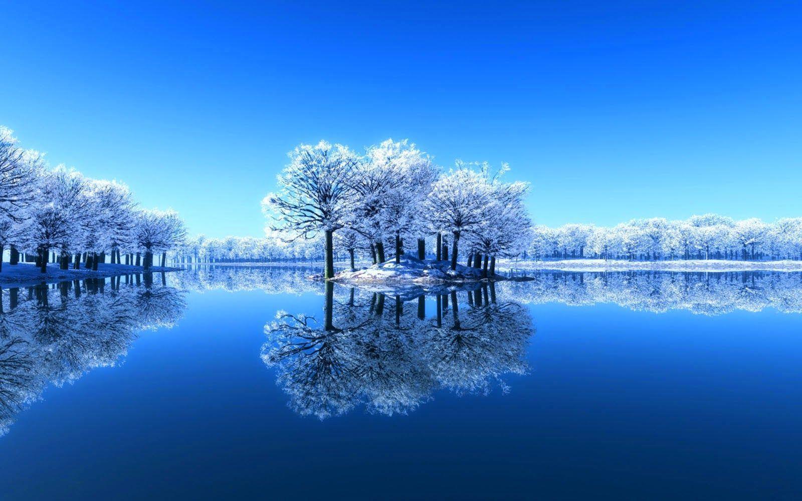 wallpaper: Beautiful Winter Scenery Wallpaper