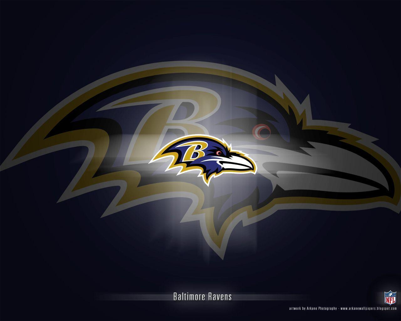 baltimore ravens logo black background