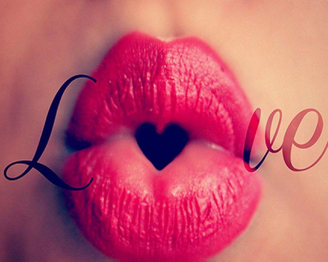 Wallpapers Kissing Lips