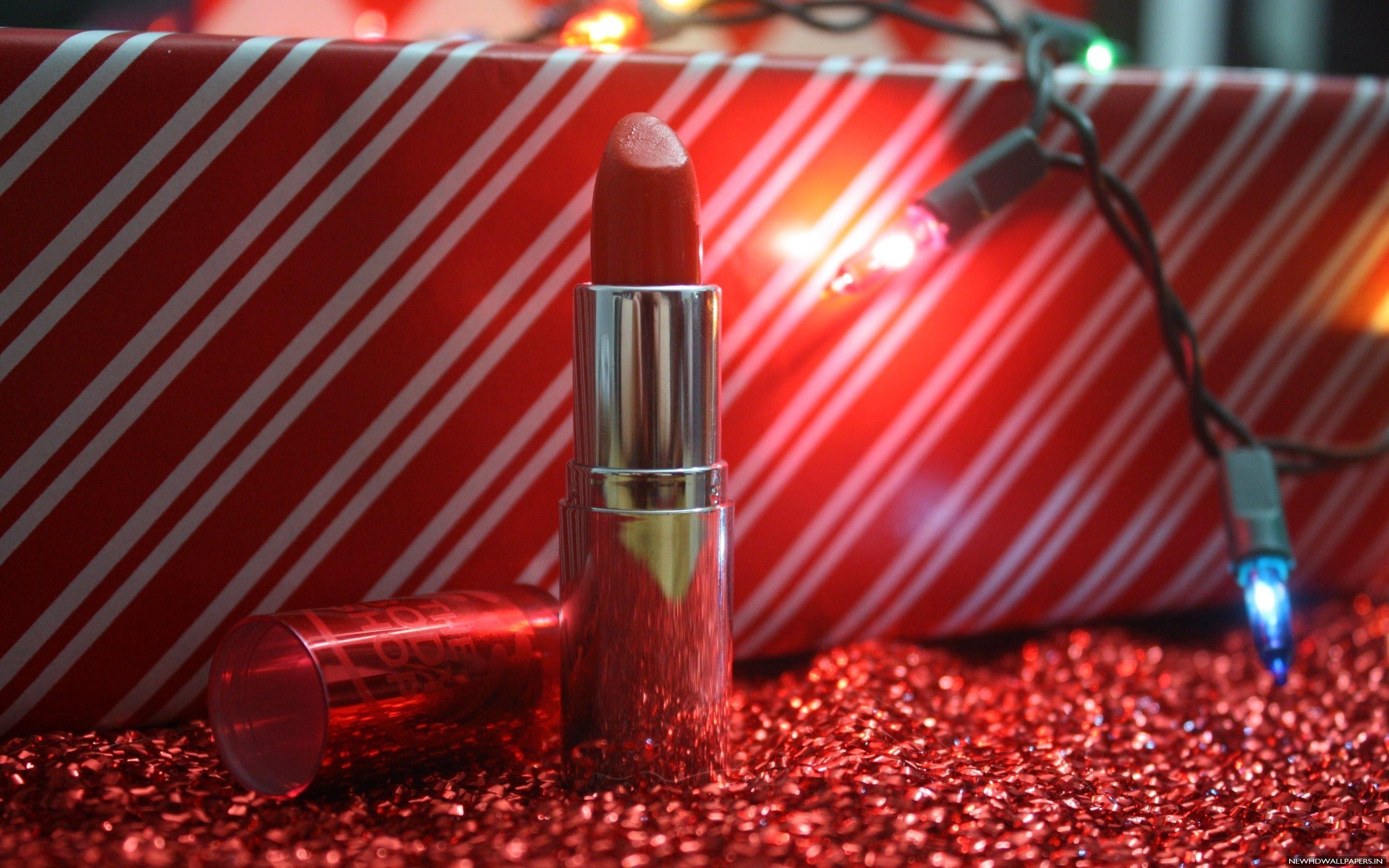 Red Lipstick, Gift and Beauty Wallpapers