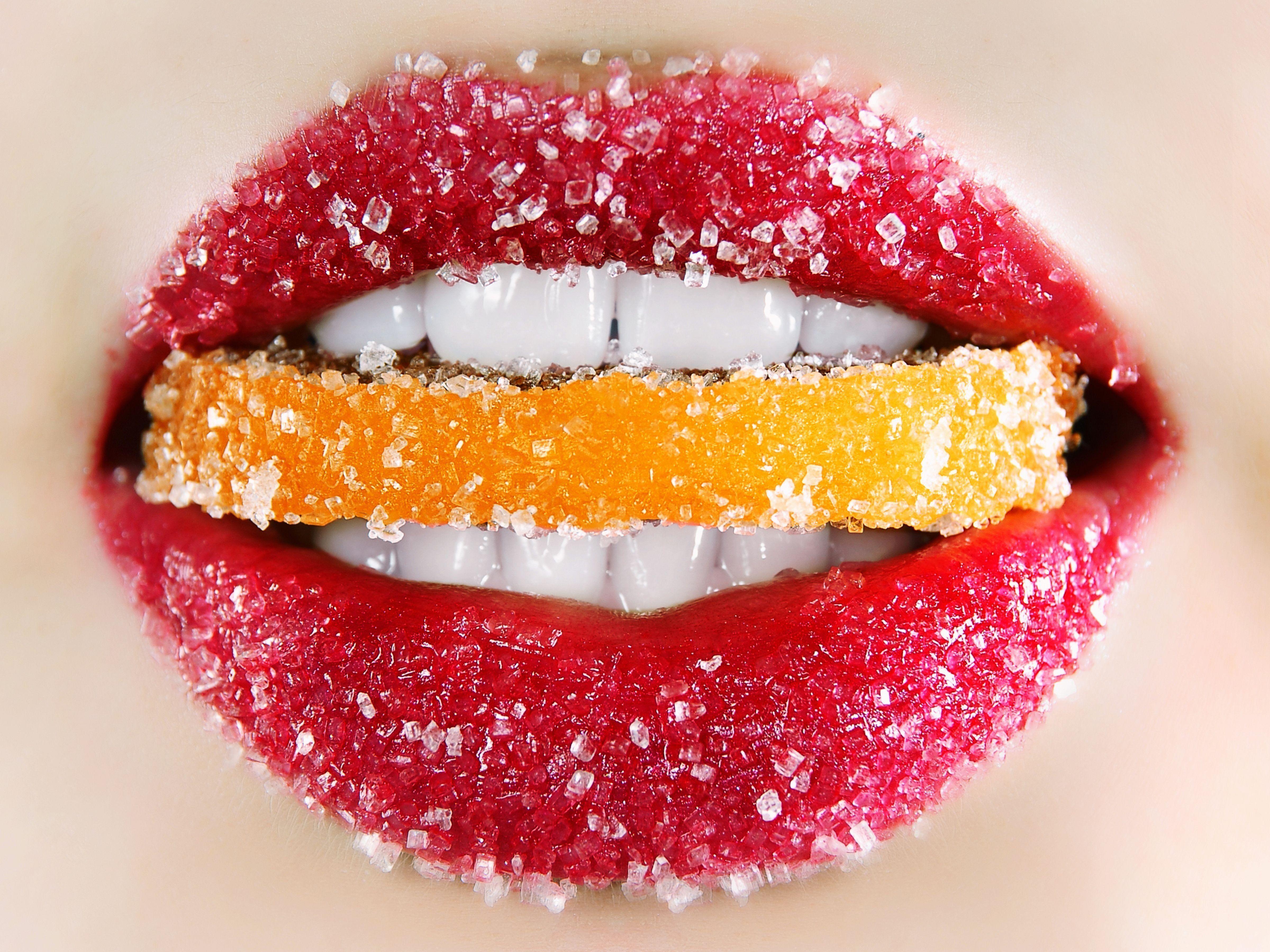 Lips icicles lipstick wallpapers