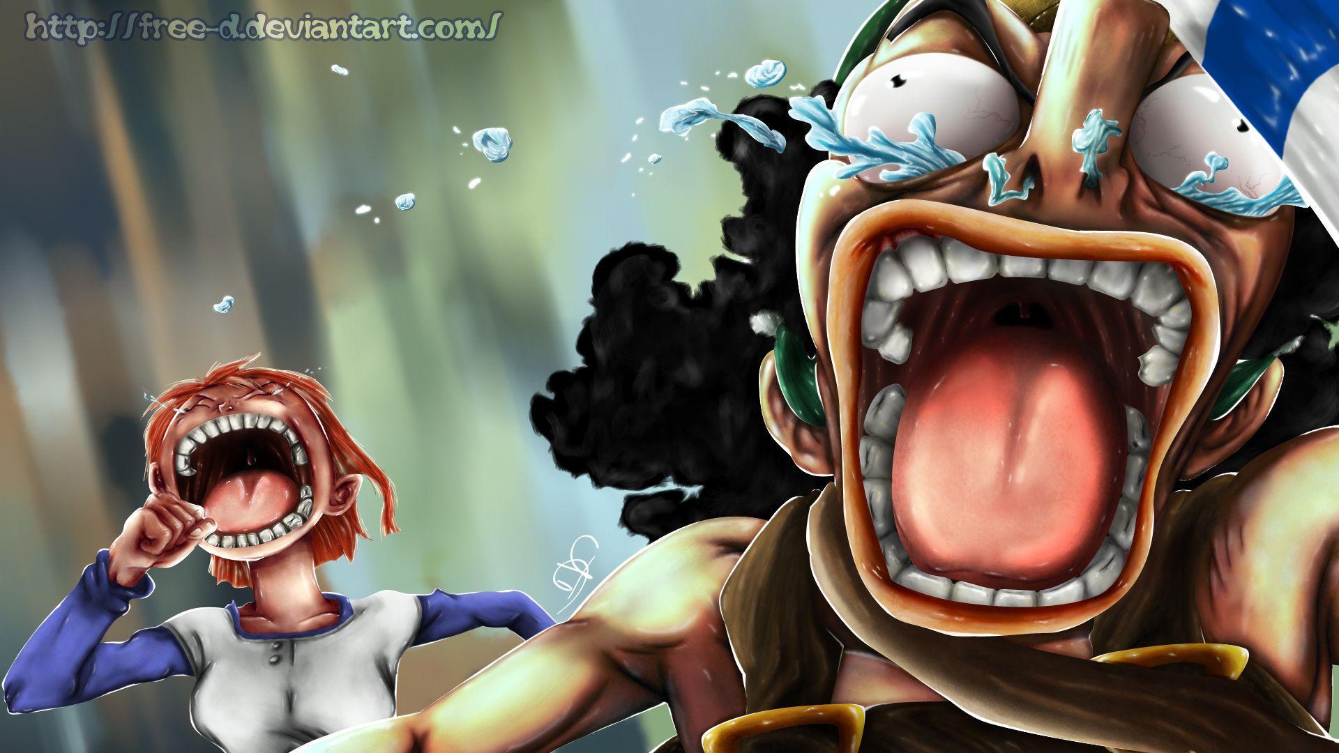 Download One Piece Usopp Fiery Eyes Wallpaper  Wallpaperscom