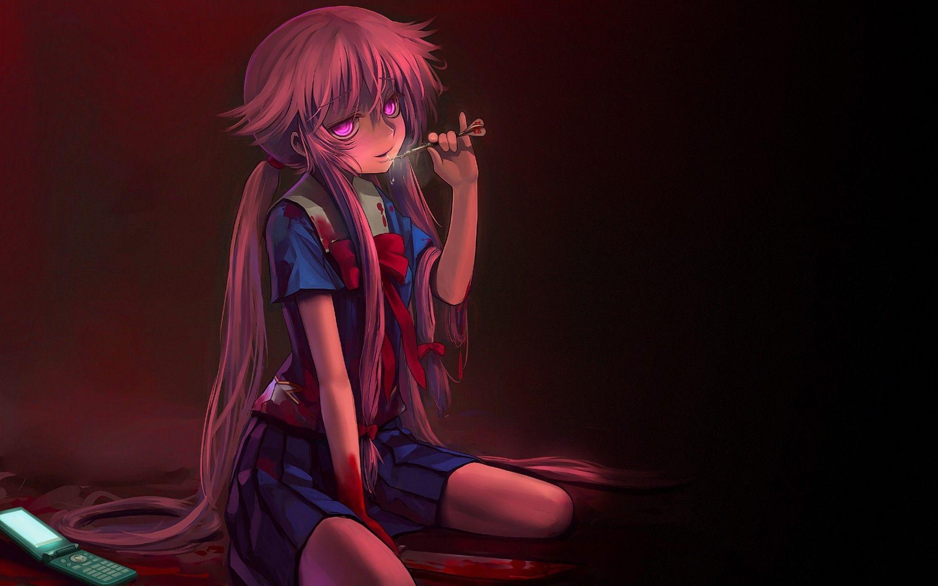 Wallpaper  Ayano Aishi Yandere Simulator school uniform blood knife  1920x1080  Arcane561  1170612  HD Wallpapers  WallHere