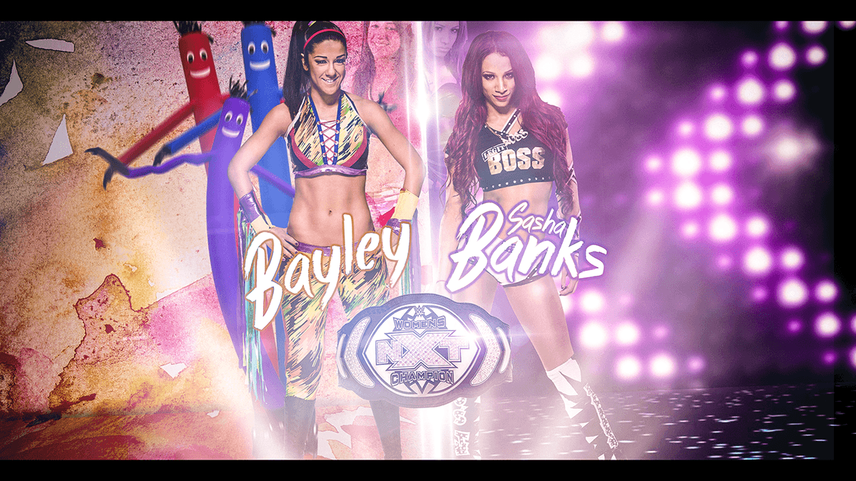 Bayley vs Sasha Banks Wallpapers on Behance