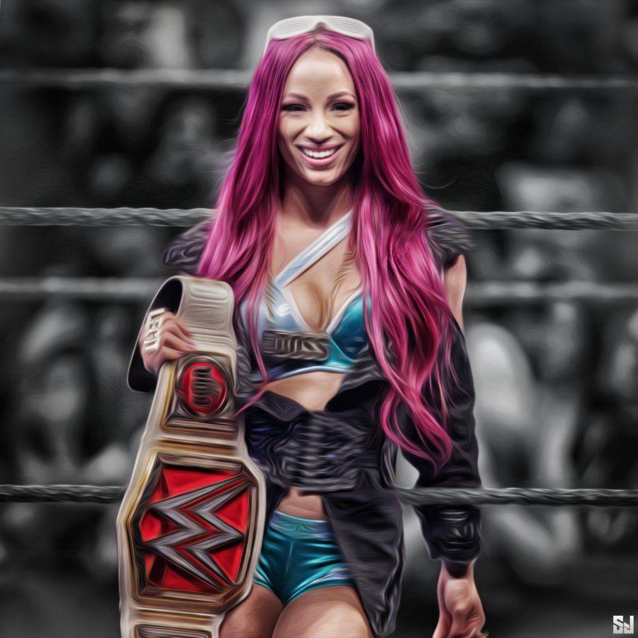Sasha Banks Retouch by Sjstyles316