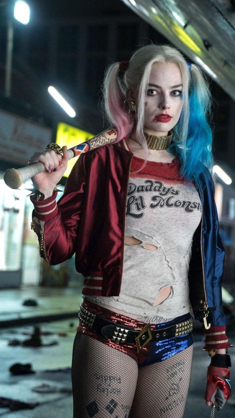 Arlequina Suicide Squad iPhone Wallpaper