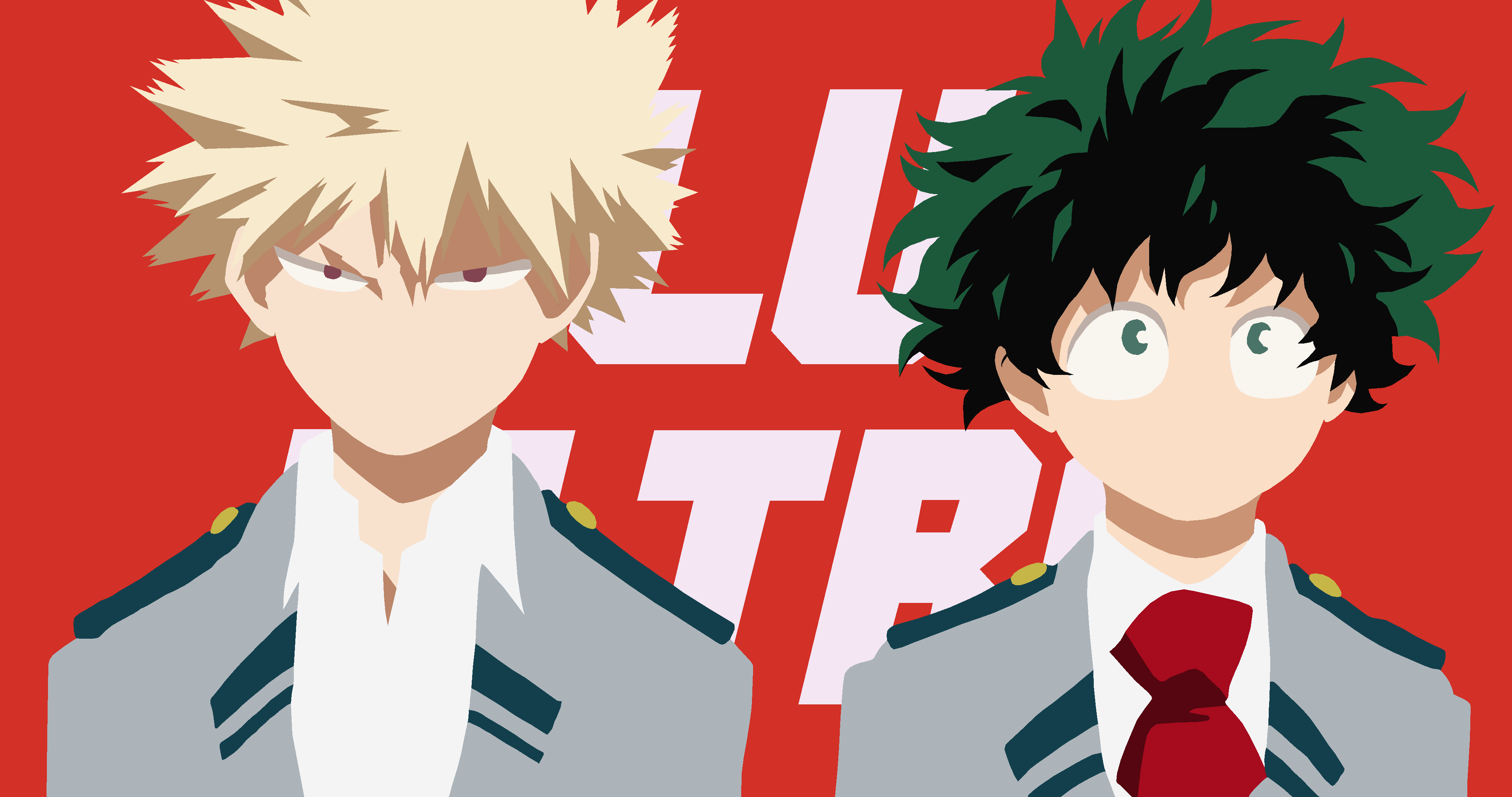 Boku no Hero Academia Simplistic Wallpaper