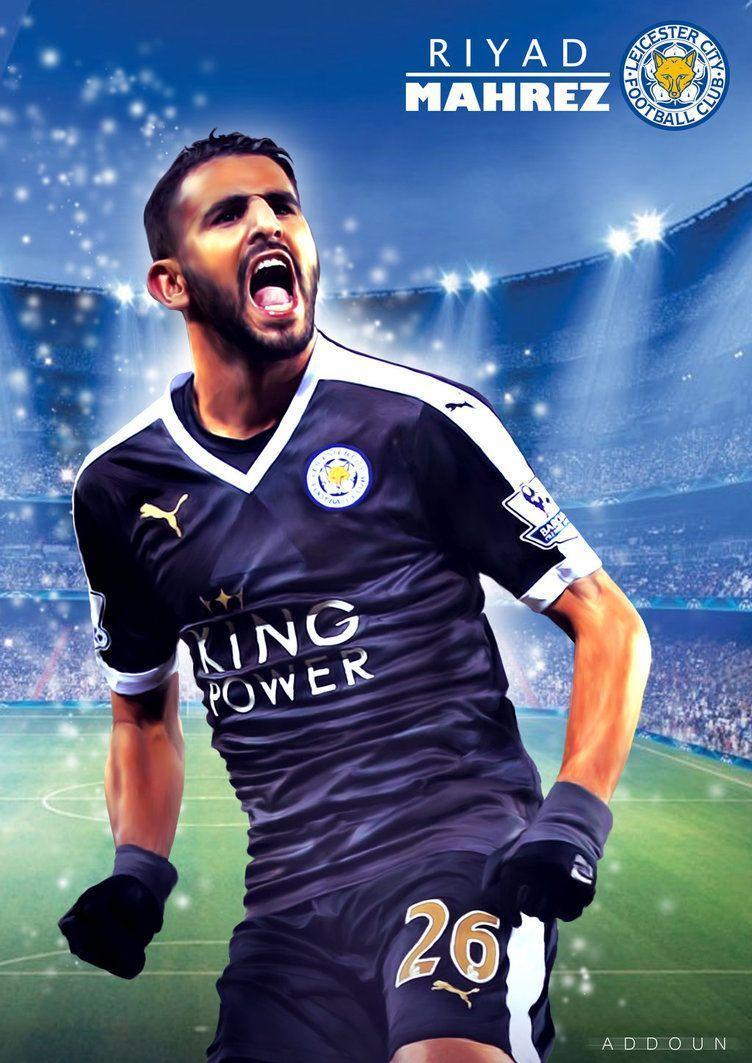 Leicester City Superstar Riyad Mahrez By Abou Khaled