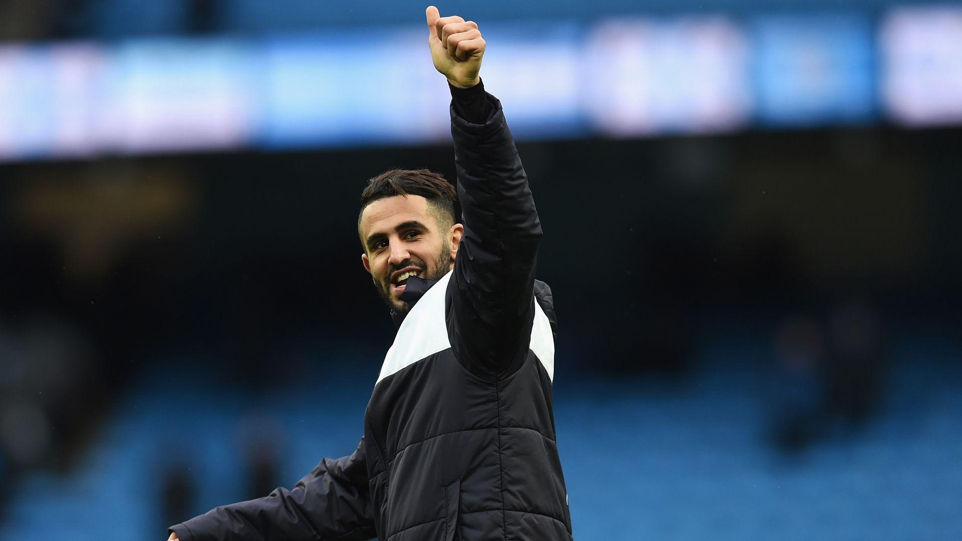 Riyad Mahrez says Leicester aren't feeling the pressure of being