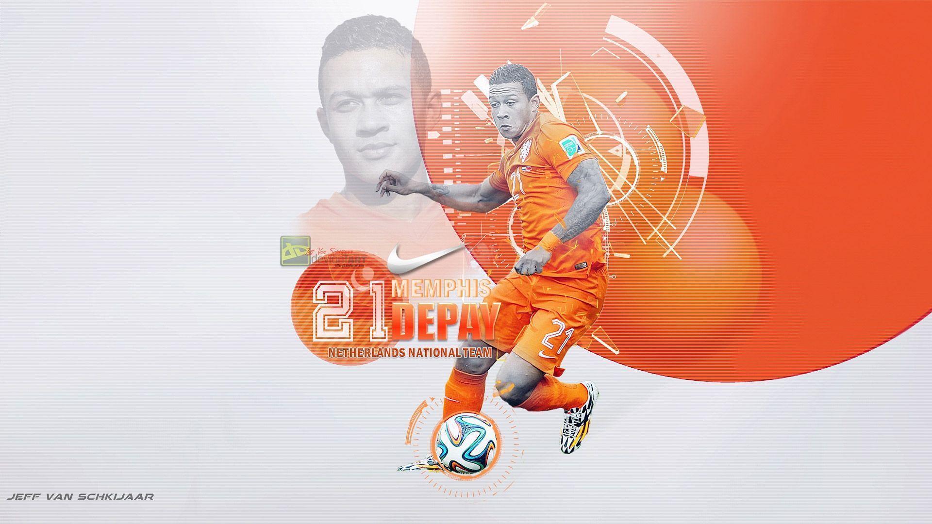 Memphis Depay Football Wallpaper, Background and Picture