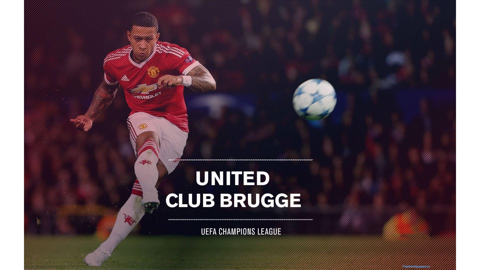 Memphis Depay 2015 Manchester United vs Club Brugge UEFA Champions