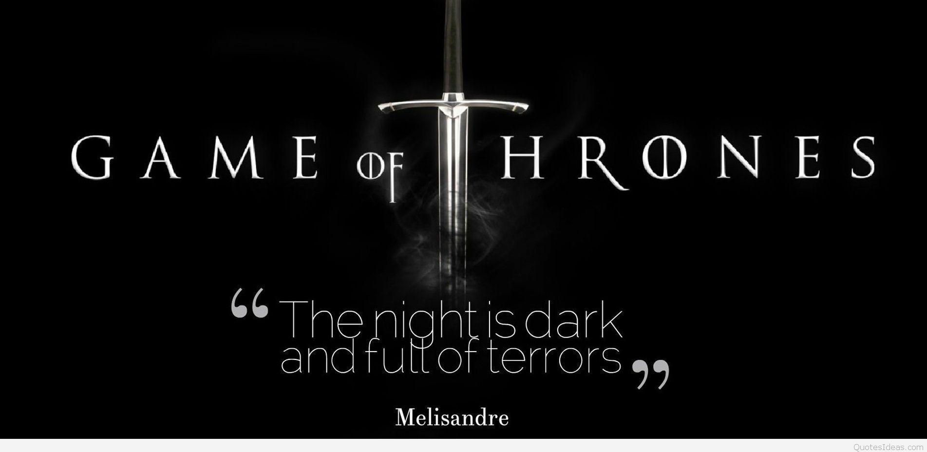 Game of Thrones best quotes with picture and wallpaper