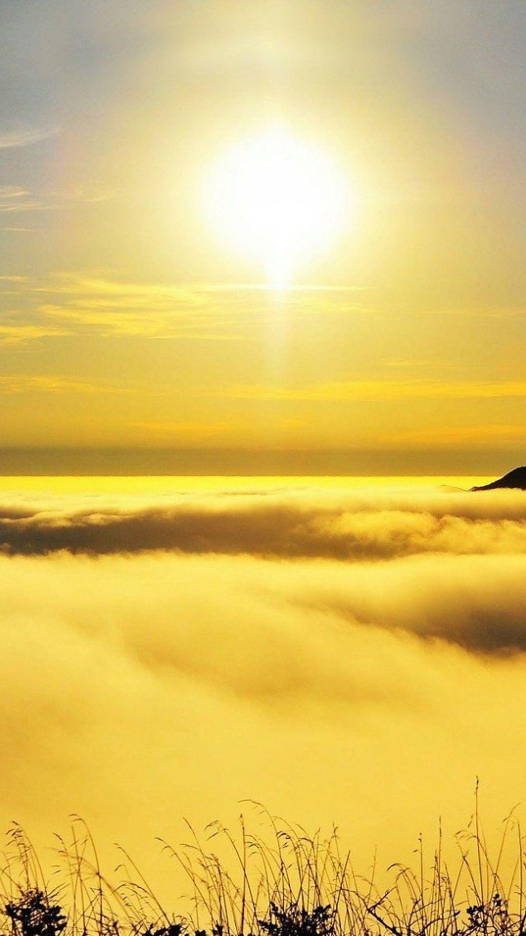 Skyscrapers Calm Sea Winner Landsape iPhone 6 Wallpaper Download