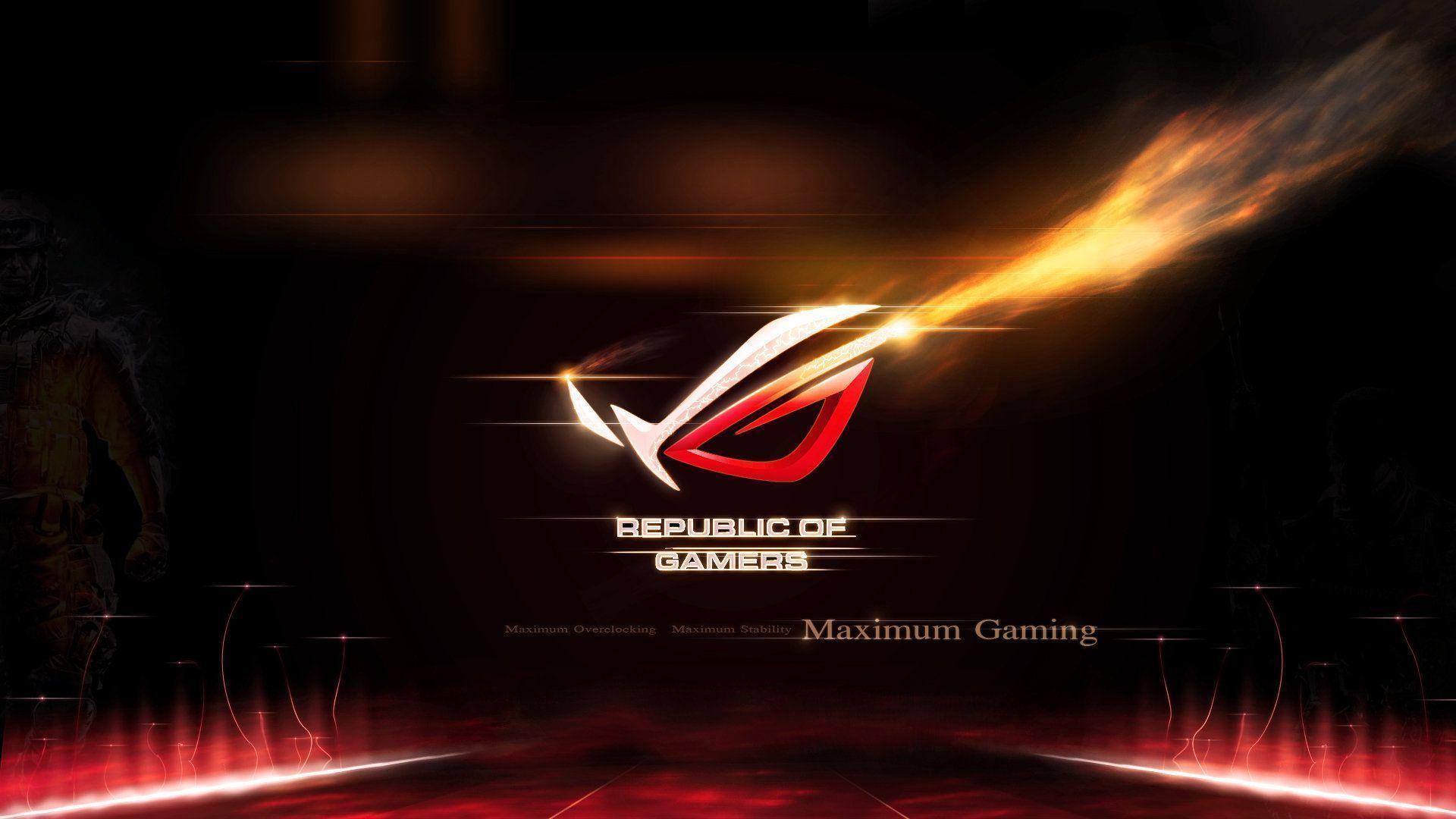 Wallpaper. ROG of Gamers Global