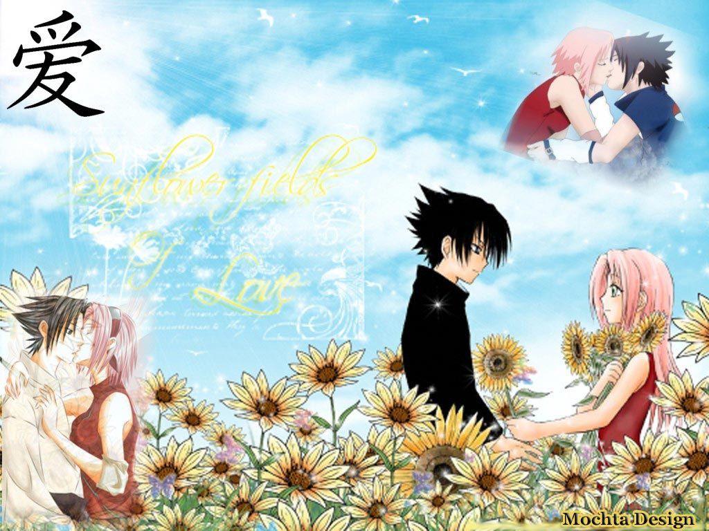 Sasuke and Sakura Kiss. Wallpaper Anime: SasuSaku Wallpaper