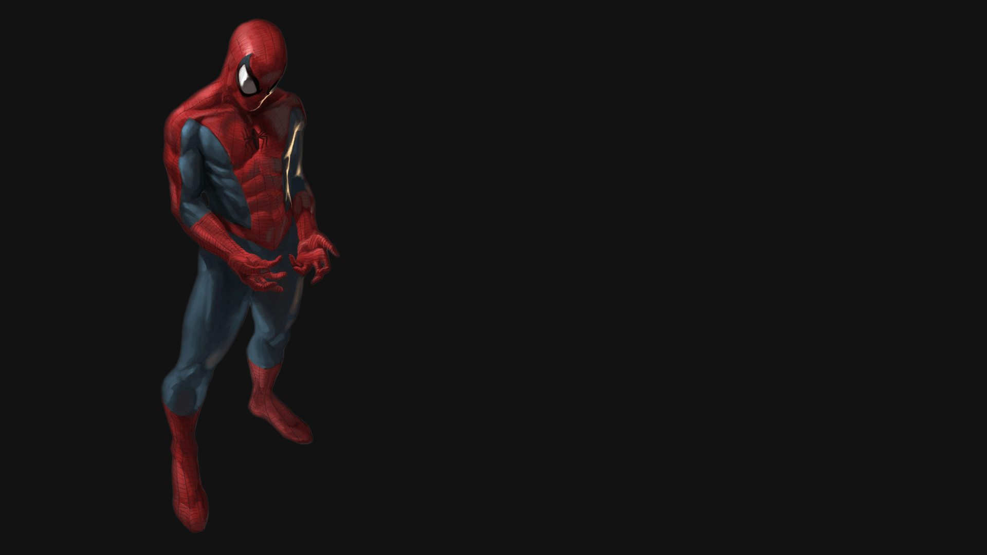 spiderman black background HD wallpaper for desktop. spiderman