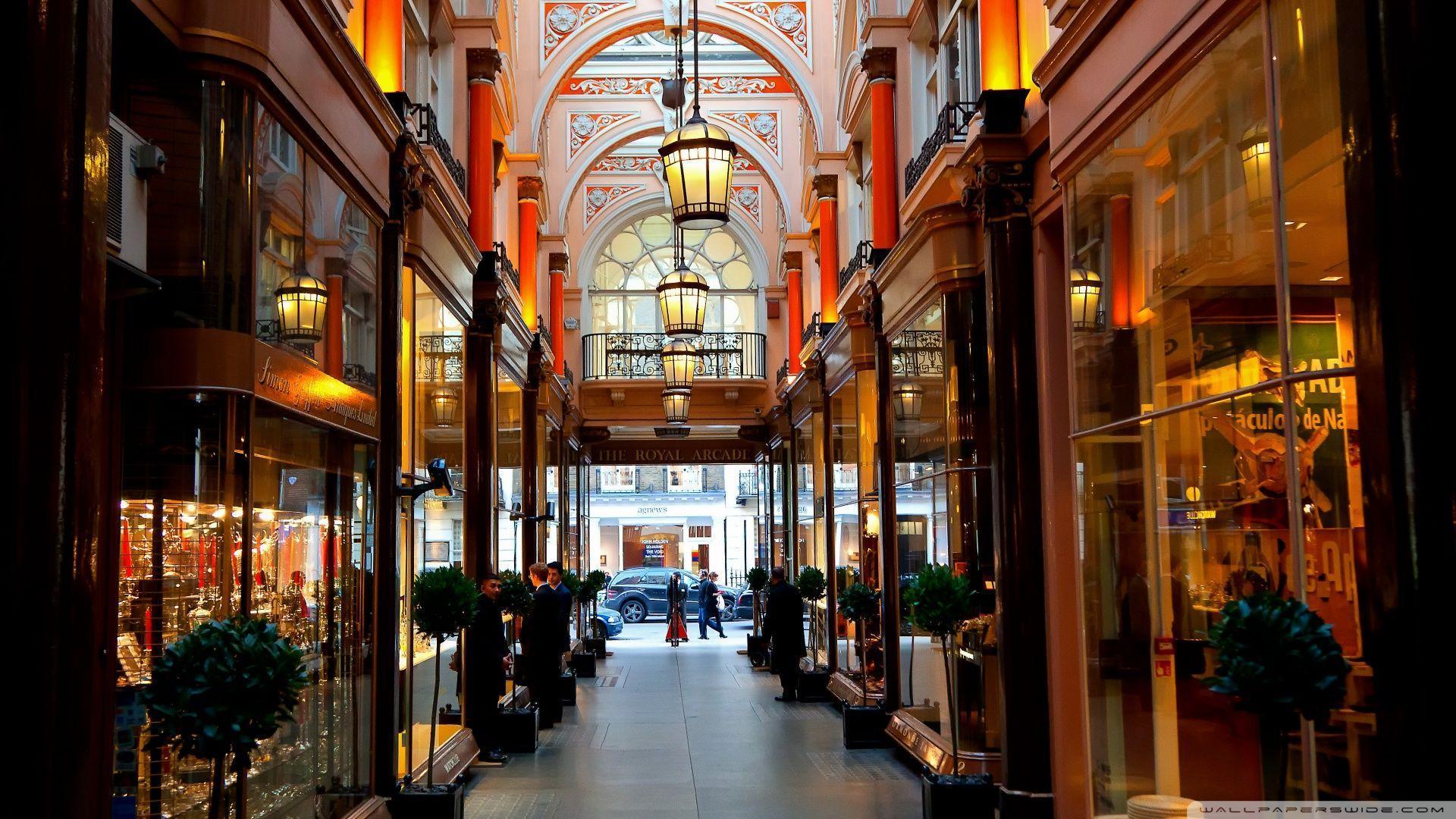 Shopping Arcade HD desktop wallpaper, Widescreen