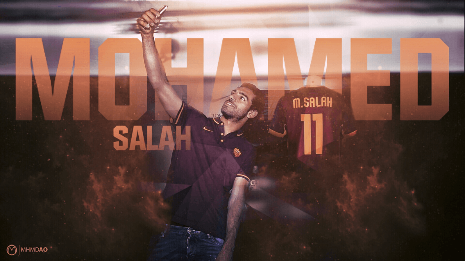 Mohamed Salah AS Roma Wallpaper