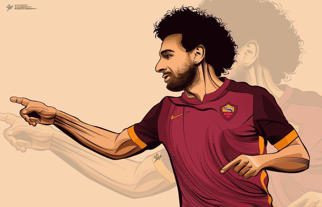 Mohamed Salah vector art