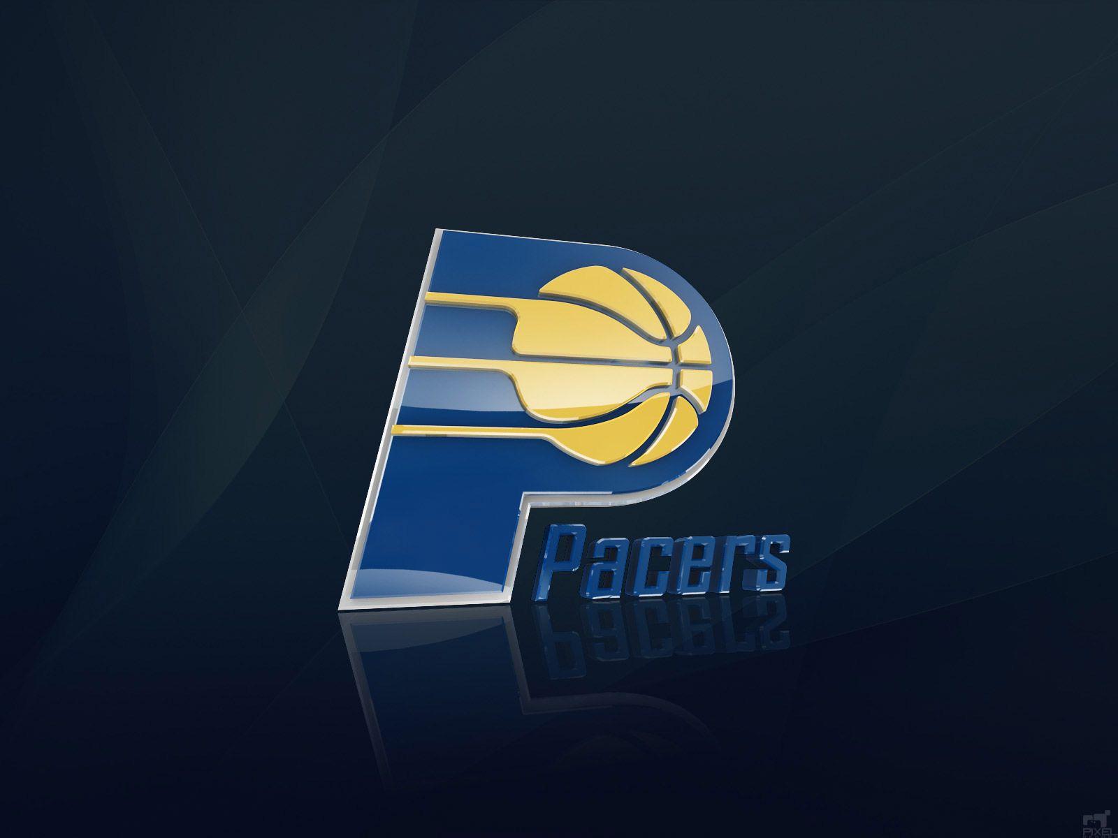 Indiana Pacers 3D Logo Wallpaper. Basketball Wallpaper at