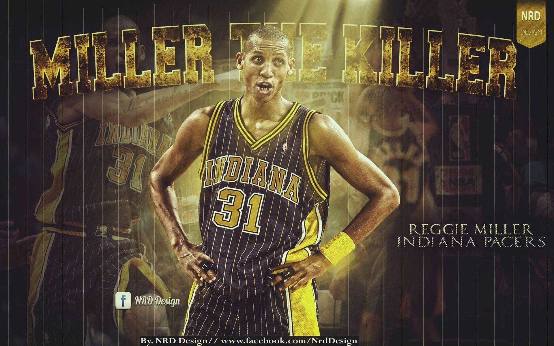 Reggie Miller Wallpaper. Basketball Wallpaper at